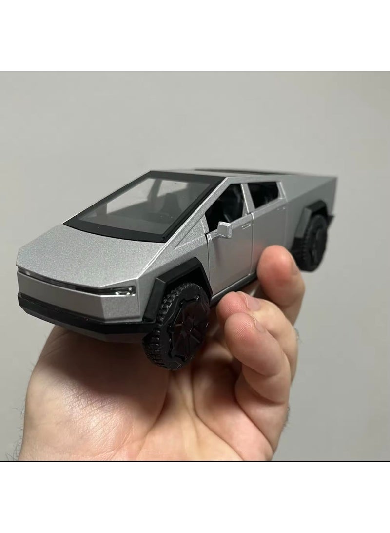 1:32 Futuristic Pickup Truck Diecast Model – Metal Toy Car with Light & Sound - Image 3
